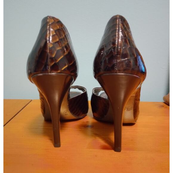 Jessica Simpson‎ size 5B Open Toe High Heels - Picture 4 of 5